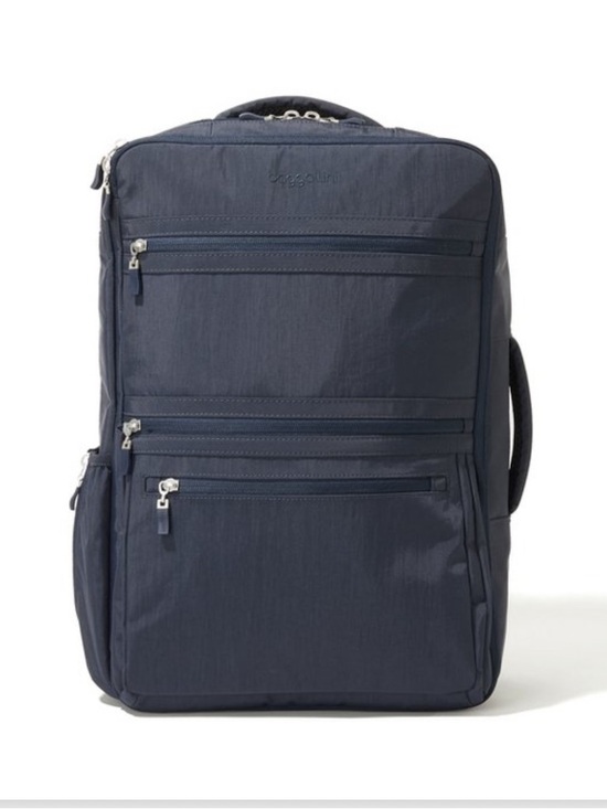 Baggallini Handbags - Baggallini Modern Convertible
Expandable Travel Duffle Backpack. French Navy.